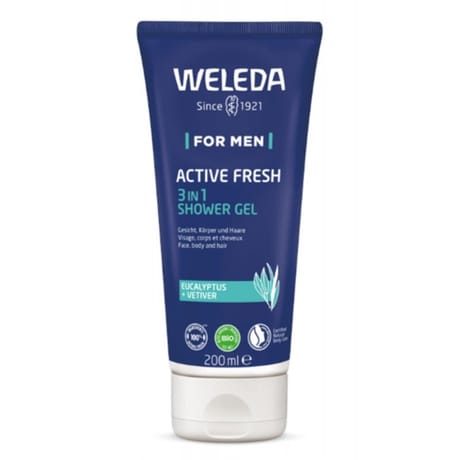 Weleda gel douche énergisant homme 200ml