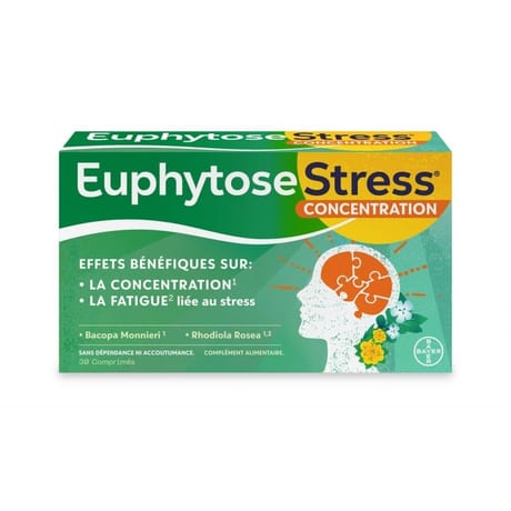 Euphytose Stress concentration comprimes x30