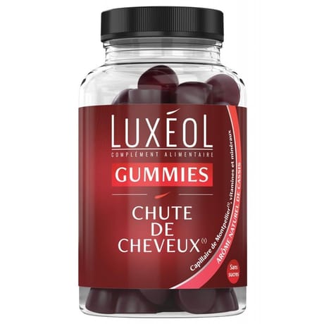 Luxeol gummies chute des cheveux x60