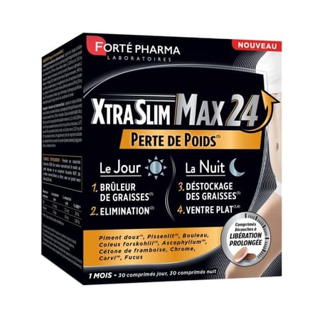 Forte pharma xtraslim max 24 comprimés  x60