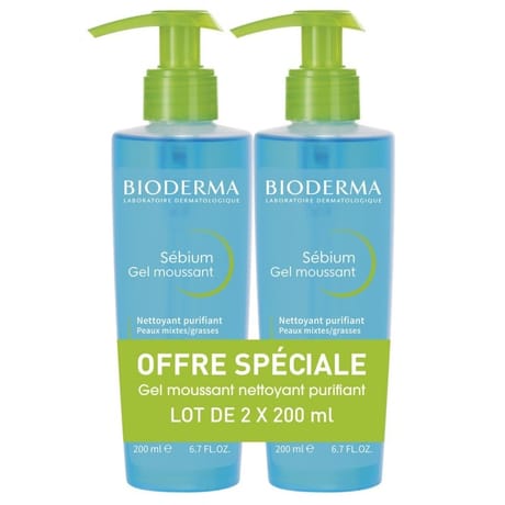 Bioderma sebium moussant 2x200ml