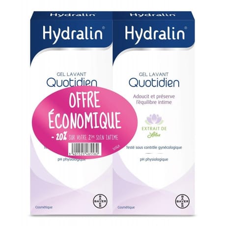 Hydralin quotidien 2x200ml