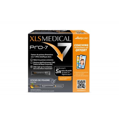 Xls medical pro 7 coaching sticks de poudre x 90