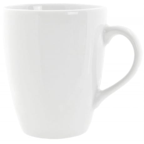 Mug porcelaine blanche forme bombée 33cm