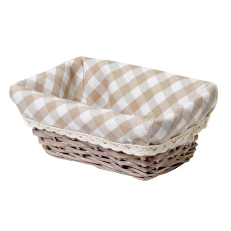 Panier rectangulaire cottage 22x15x9cm