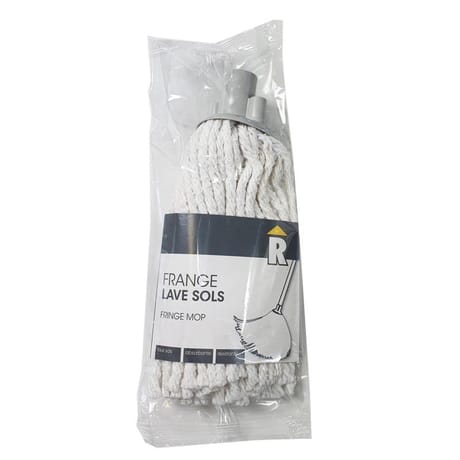 Frange lave-sols coton, double pas de vis IT/FR