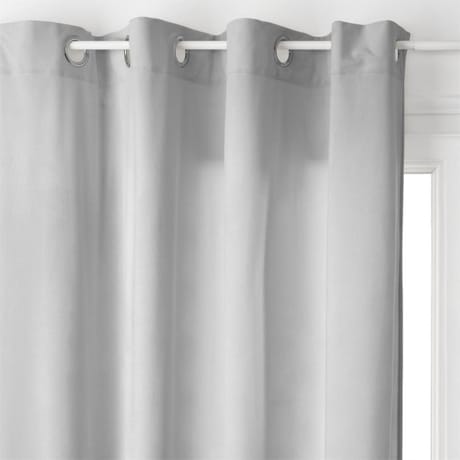 Rideau "lilou" 140x260cm gris clair