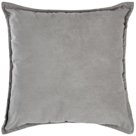Coussin "lilou" 45x45cm gris clair