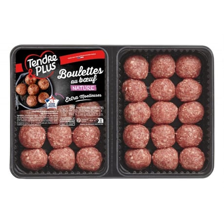 Boulette de boeuf nature x30 750g Tendre et plus
