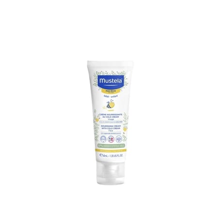 Mustela crème nourrissante au cold cream à la cire d'abeille bio 40ml