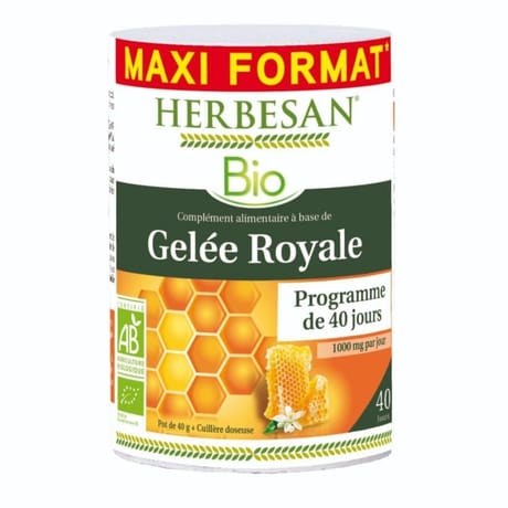 Herbesan gelée royale bio 40g