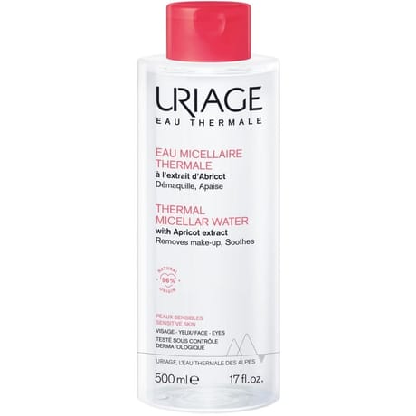Uriage eau micellaire thermale peaux sèche 500ml