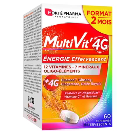 Forte pharma multivit'4g effervescent comprimes x60