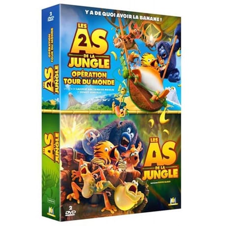 Dvd - coffret les as de la jungle 1&2