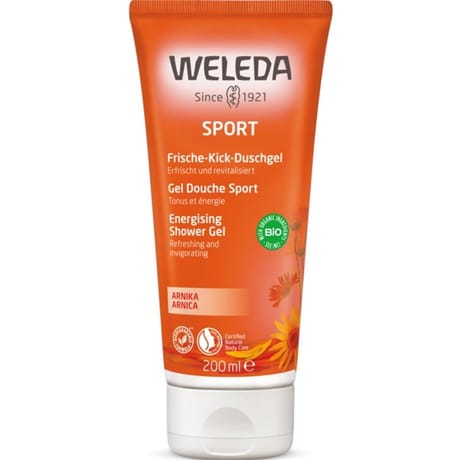 Weleda arnica gel douche sport tonus et énergie 200ml