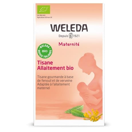 Weleda tisane allaitement fenouil verveine bio sachet x20