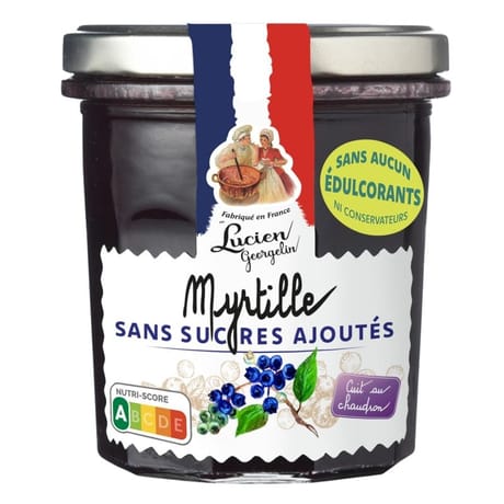 Georgelin préparation myrtilles sans sucres ajoutés 320g