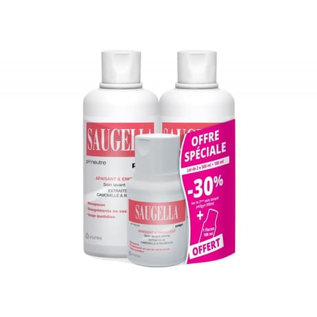 Saugella Poligyn 2x500 ml +100 ml offert
