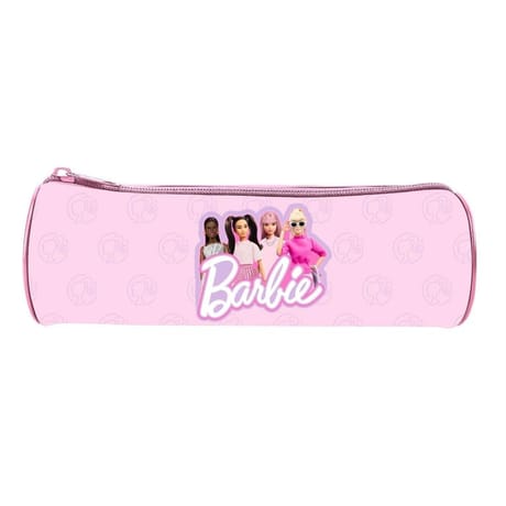 Trousse ronde barbie rose