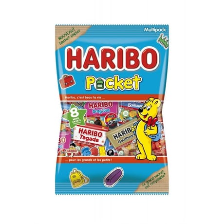 Haribo pocket sachet papier 340g