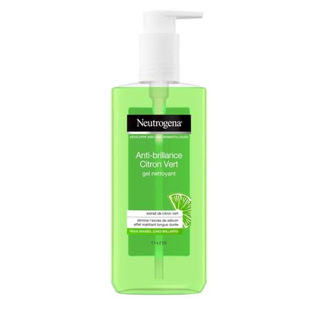 Neutrogena visibly clear gel nettoyant Shine&Pore pompe 200ml