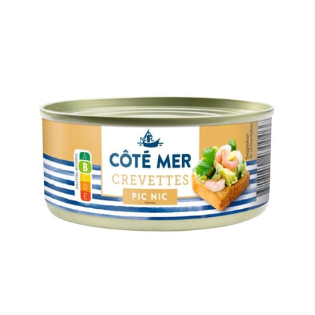 Cote mer crevettes pic nic 105g x 12