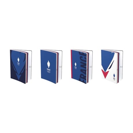 Agenda 1 jour/page paris 2024 équipe de france 12x17 320 pages 24-25 assorti