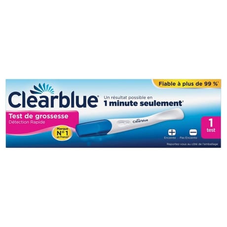 Clearblue plus test de grossesse x1