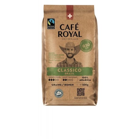 Café royal café grains bresil classique 500g