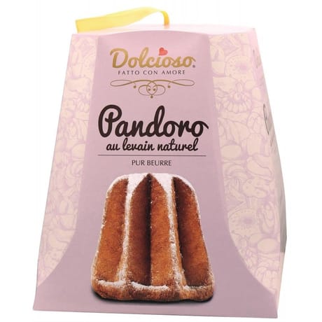 Dolcioso pandoro pur beurre boîte carton 500g