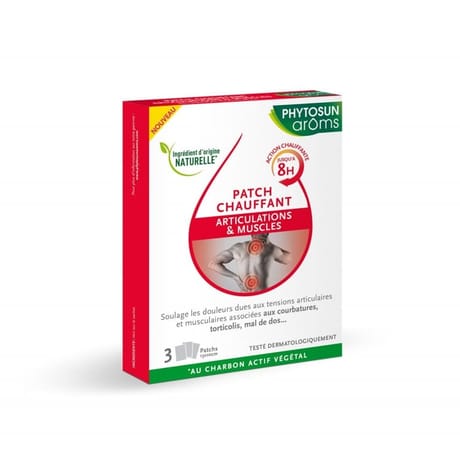 Phytosun Arôms patch chauffant articulations & muscles x3
