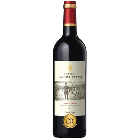 Chateau la grave peynet 2021 - aoc bordeaux rouge - 75 cl