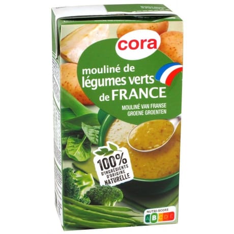 Cora soupe mouline legumes verts 1l