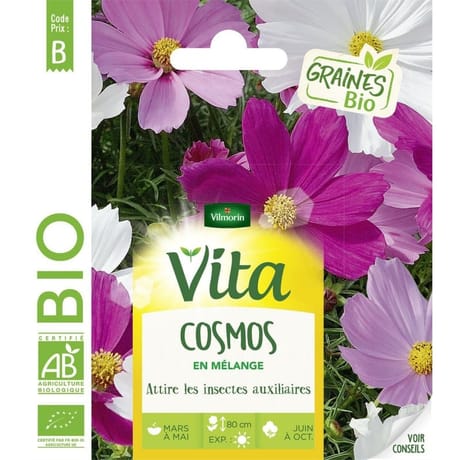 Vita Vilmorin cosmos en mélange bio vtv b