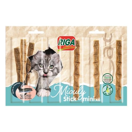 Mouly stick mini grain free saumon 36g