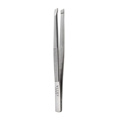 Vitry pince à épiler mors biais inox x1