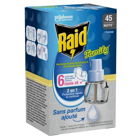 Raid family recharge électrique liquide 45 nuits