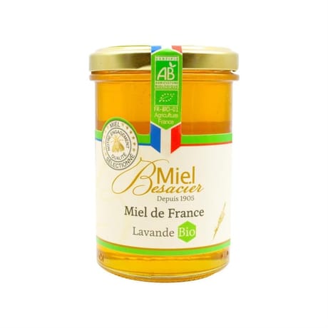 Miel besacier miel lavande bio france collerette 500g