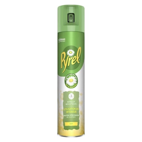 Pyrel aérosol répulsif moustiques jasmin 300ml