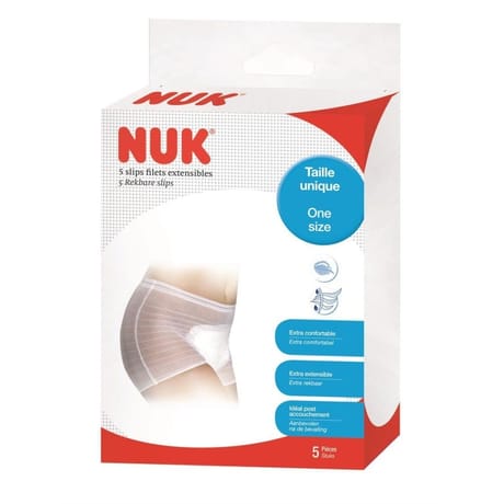 5 slips filets extensibles - taille unique Nuk
