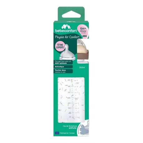 Biberon physio air confort 360ml memphis sand - Bébé Confort