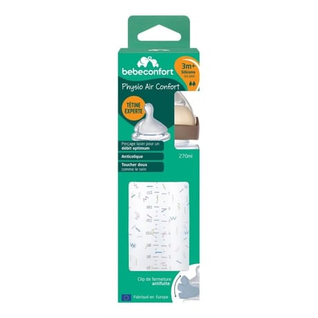 Biberon physio air confort 270ml memphis sand - Bébé Confort
