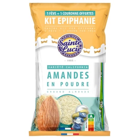 Sainte lucie kit amande poudre 125g + fêves et couronnes