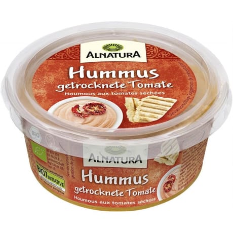 Alnatura houmous aux tomates séchées bio 150g