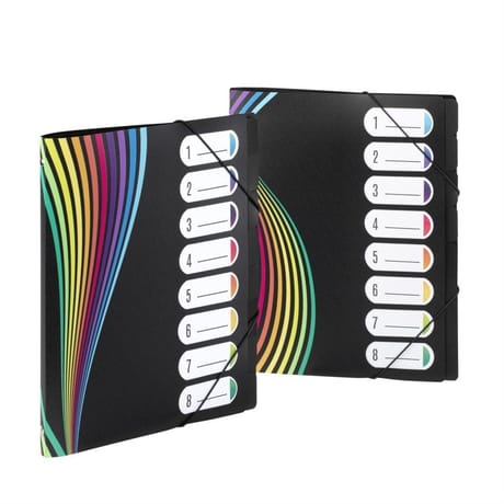 Trieur 8 comp a4 rainbow class
