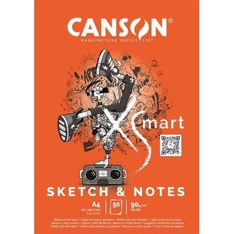 Bloc xsmart sketch & notes a4 90g 50 feuilles