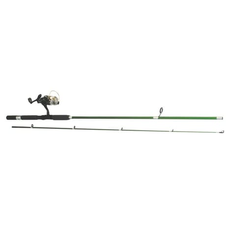 Ensemble lancer léger 2.40m 2 brins avec moulinet t3