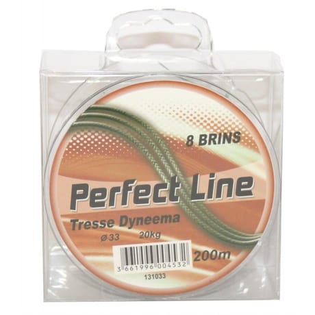 Tresse 8 brins dia 33 20kg 200m