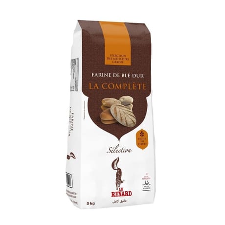 Le renard farine de blé dur la complète 5kg