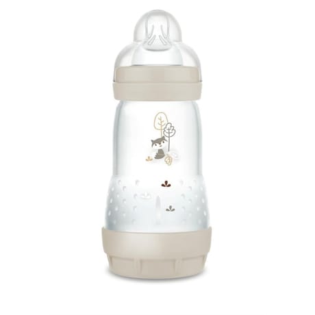 Mam biberon easy start anti-colique 260ml sable tétine débit 2 x1